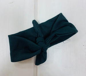 Olive Green Knot Headband