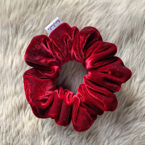 Velvet Red Scrunchie